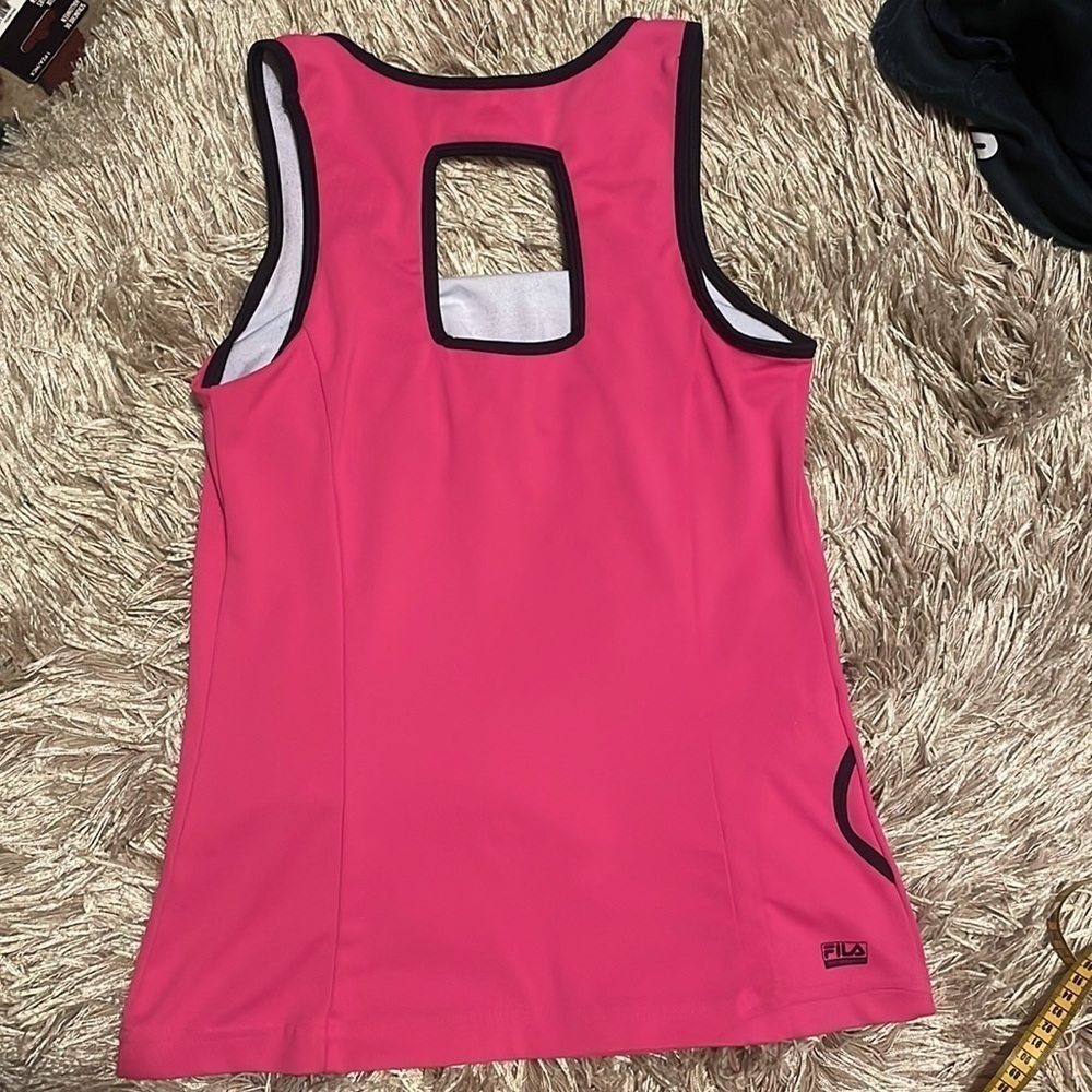 FILA Pink Fitted Tank Small - Picture 6 of 7